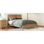 Lit plateforme moderne en bois massif avec support de lattes en bois robuste, aucun sommier requis-39502217-39502219