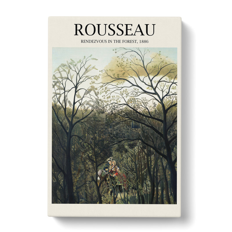 Rendezvous in the Forest by Henri Rousseau - Wrapped Canvas, 76cm H x 50cm W x 3cm D