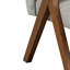 Fauteuil en bois avec pieds en forme de Z