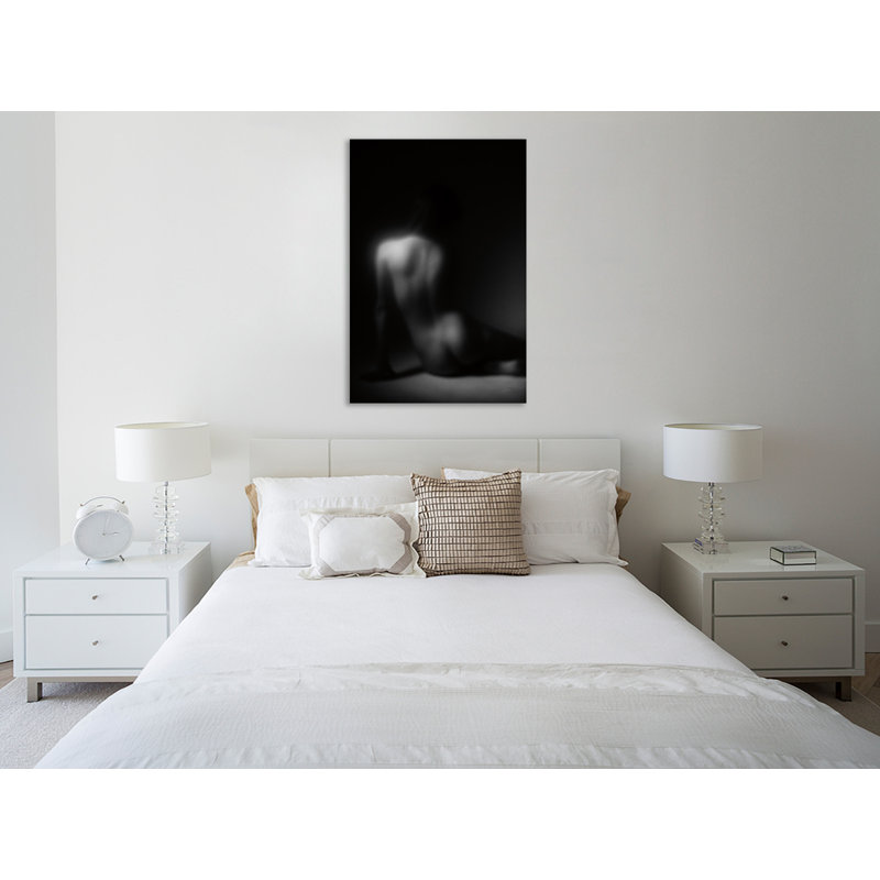 «Silhouette», toile tendue par Aledanda, H 18 po x l 12 po x P 1,5 po