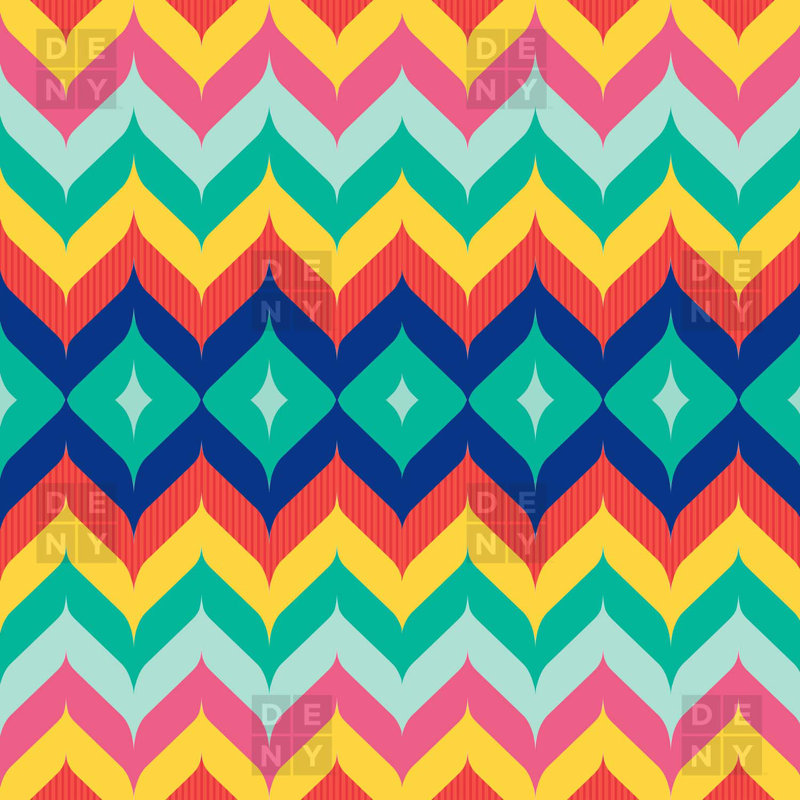 Rideau de douche simple chevron 5