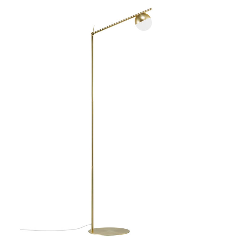 139.5cm Arched Floor Lamp, Gold