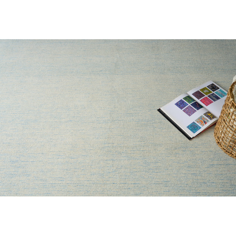 Benton Hand Tufted New Zealand Wool Blue Area Rug, 10'X14'