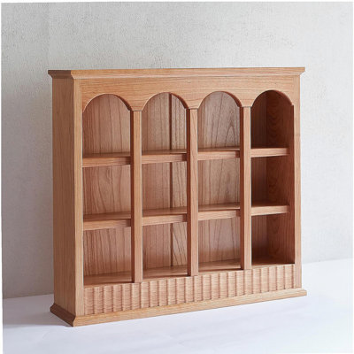 North America A Grade Cherry One Piece Solid Wood Storage Rack Simple European Style Solid Wood Kitchen Table Cup Holder For Home