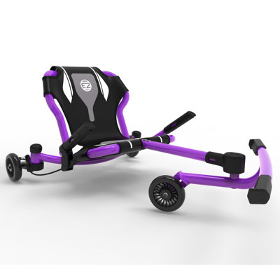 EzyRoller: Drifter X - Mauve - Scooter, Cambering Motion, Chariot sans pédale, Freins à main, Cadre extensible, Capacité de 154 lb, adultes-enfants de 6 ans et plus