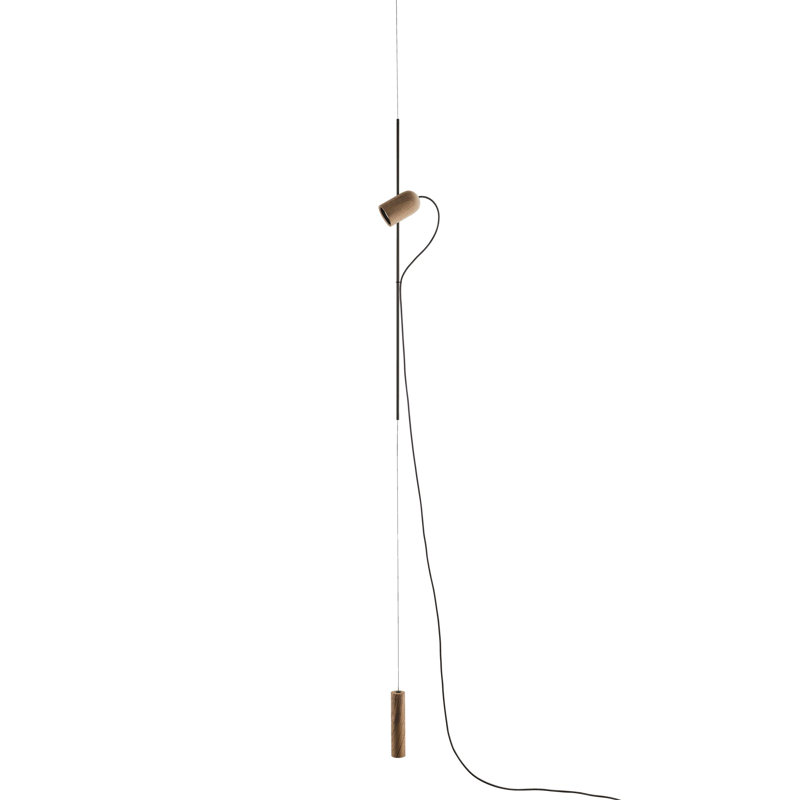 Onfa 1 - Light Single Pendant, Graphite, Walnut