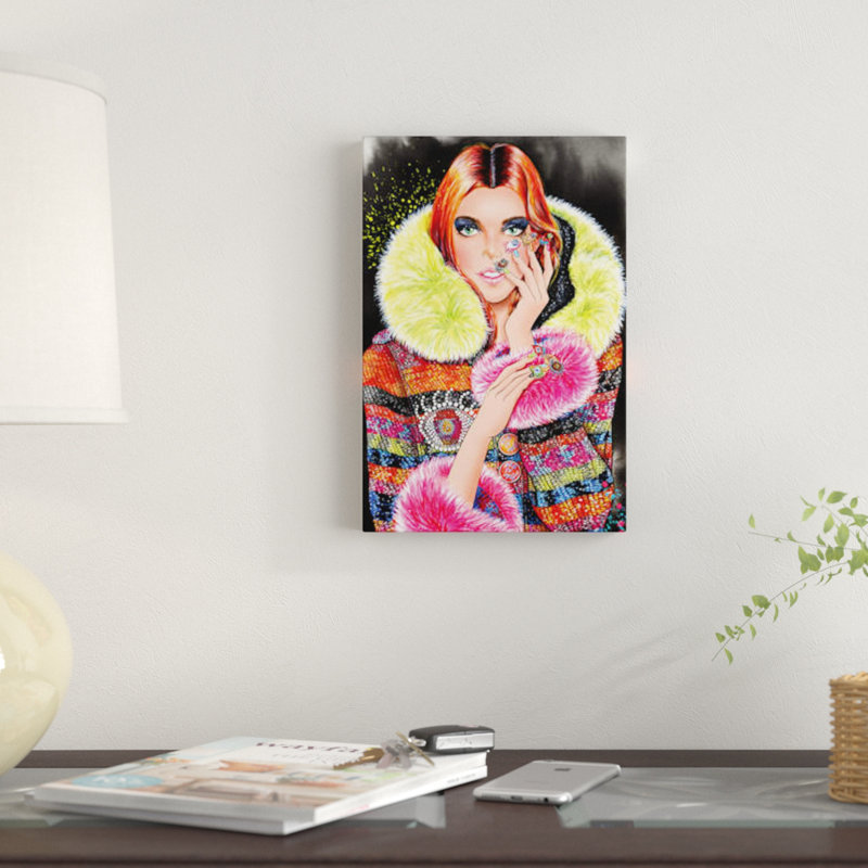 «I See You», impression sur toile, H 40 po x l 26 po x P 1,5 po, Toile tendue, Pas de tapis