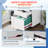 Lateral File Cabinet 3-Drawer Wooden Mobile Storage Cabinet Office Printer Stand & Under-Desk Organizer With Open Storage Shelves And Wheels For Home Office-420631681