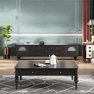 Table basse et meuble télé de style français