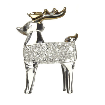 6.5cm Glass Animals Hanging Figurine Ornament