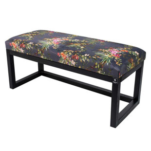 Velvet Upholstered Bench