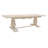 Yacoubou 6 - Person Extendable Solid Wood Top Trestle Base Dining Set