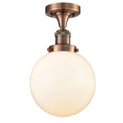 Adelaida Glass Semi Flush Mount