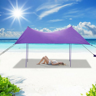 Family Beach 10 Ft. W x 9 Ft. D Metal Party Tent