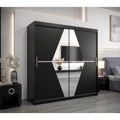 Aleksanteri 2 Door Manufactured Wood Wardrobe