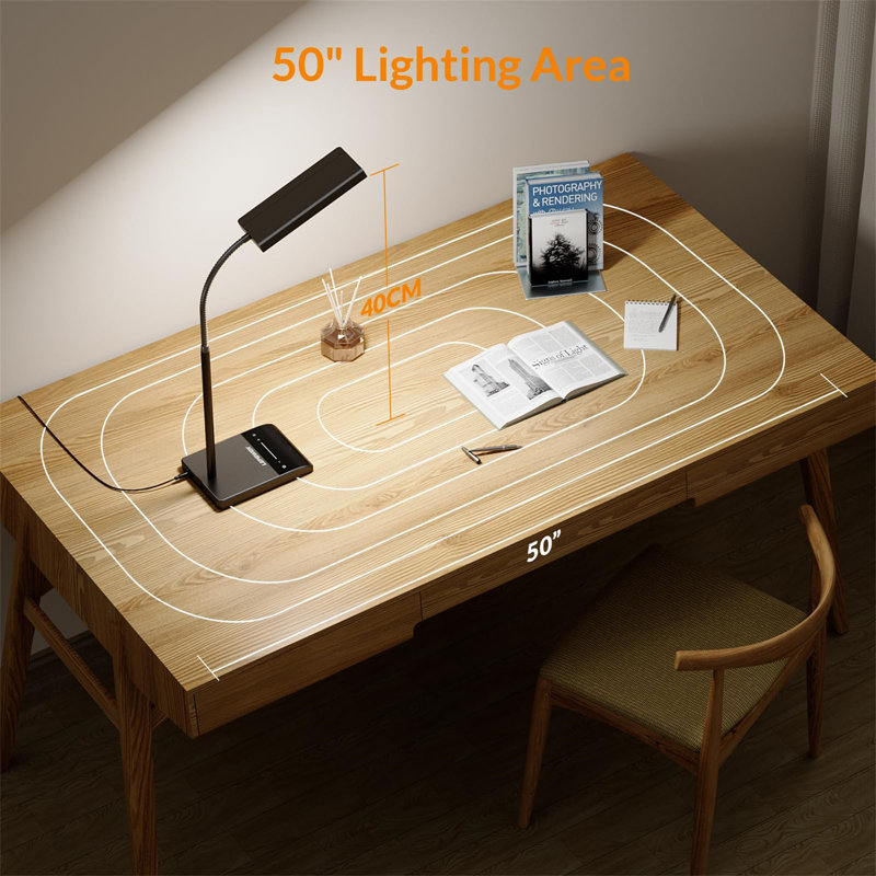 Metal Desk Lamp, Black