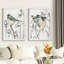 Songbird Meadow - ensemble de 2 peintures encadrées-664374632-575892191-575894926