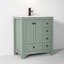 Ensemble de meuble-lavabo simple 30 po avec lavabo, robinet, peinture à la main écologique