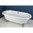 Kingston Brass Aqua Eden 66-Inch Cast Iron Oval Double Ended Clawfoot Tub (No Faucet Drillings)-11173510