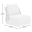 Chaise de patio avec coussins Lessing