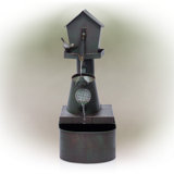 Robillard Outdoor Metal Weather Resistant Floor Fountain