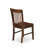 6 Piece Kitchen Table & Chairs Set Contains a Rectangle Dining Room Table with Butterfly Leaf and 4 Dining Chairs with a Bench, Mahogany