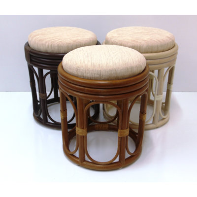 Adero Rattan Accent Stool
