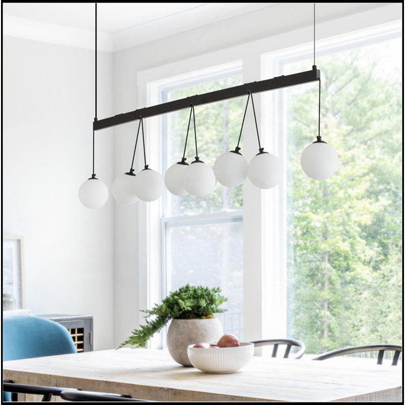 8 - Light Sphere Globe Chandelier[No Bulb]
