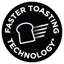 Russell Hobbs 23221 Luna Two Slice Toaster, 1500 W, Grey