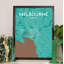 Melbourne City Map - No Frame Print-1606759395