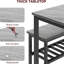 Dining Table Set For 4, With Bench & 2 Chairs-1952102700-1952102699