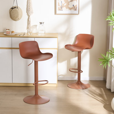Meli Height-Adjustable Swivel Bar Stool