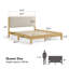 Lit plateforme tapissier Casondra-1489203935