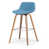 Linen Look Polyester Fabric-Medium Blue