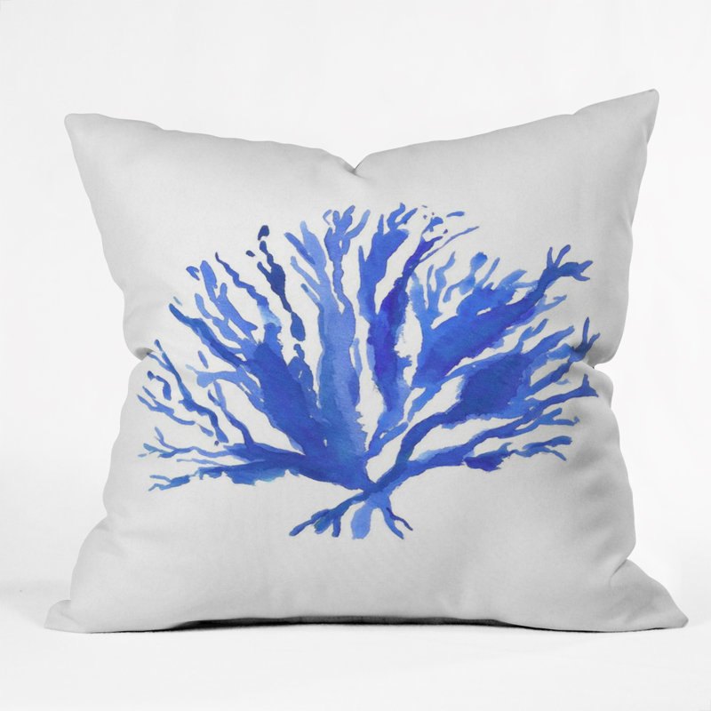 Sea Coral by Laura Trevey Throw Pillow, 16" x 16"