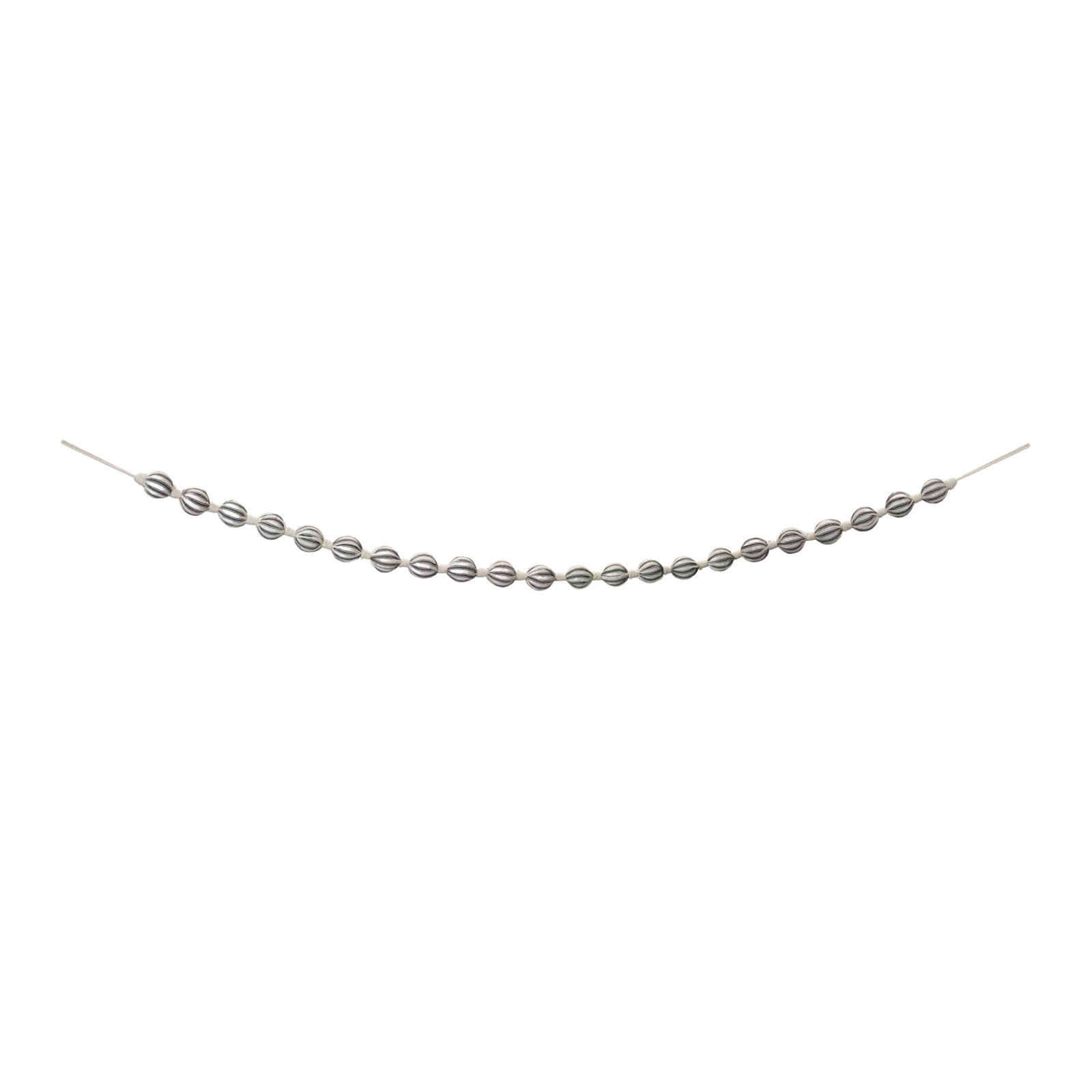 68.25'' in. Faux Garland, Cream/Black