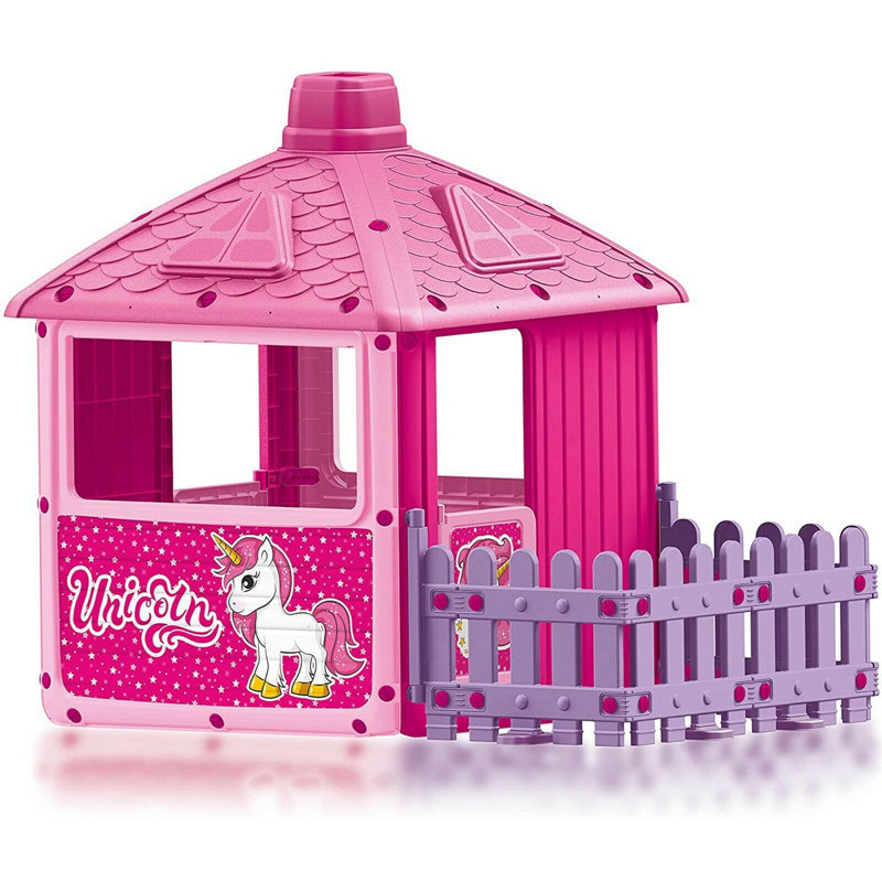 Lew Zoomie Kids 104cm W x 156cm D Indoor / Outdoor Plastic Playhouse