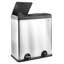 Steel Step On Recycling Bin - 60L