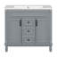 Meuble-lavabo moderne 36 po avec lavabo supérieur-102493538