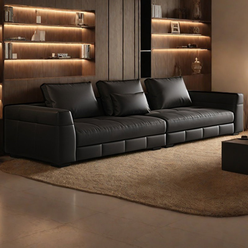 Canapé de luxe rétro français, H 33,46 po x l 126 po x P 39,76 po, 5
