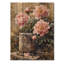 Pivoines par le puits de ferme II - décoration murale en bois de pivoines - sur bois de pin naturel-1355131606