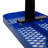 6 Ft. Rectangular Outdoor Steel Picnic Table With Umbrella Pole-531236280