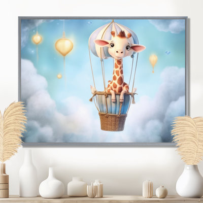 «Nursery Adorable Giraffe I», reproduction sur toile