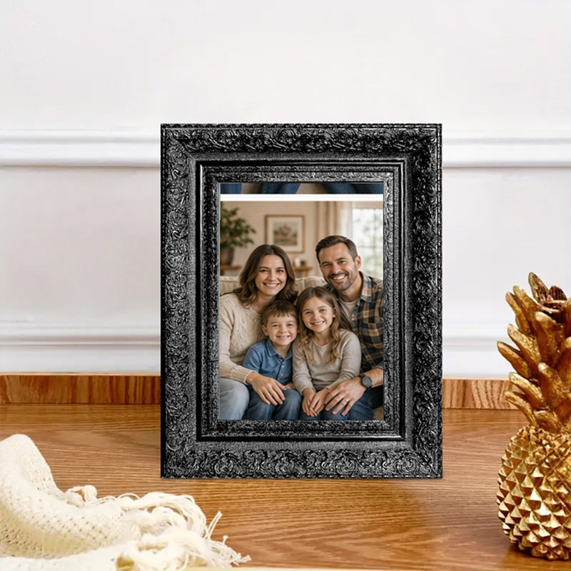 Cadre photo noir 1PC pour photos et tablettes de bureau 5 "x 7", Black, 1, 5" W x 7" H
