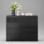 Commode l 50 po à 9 tiroirs, commode de chambre à coucher cannelée pour salon, meuble télé avec dispositif anti-basculement-752525481
