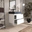 Meuble-lavabo simple 24 po avec comptoir en quartz 24 po-650180428