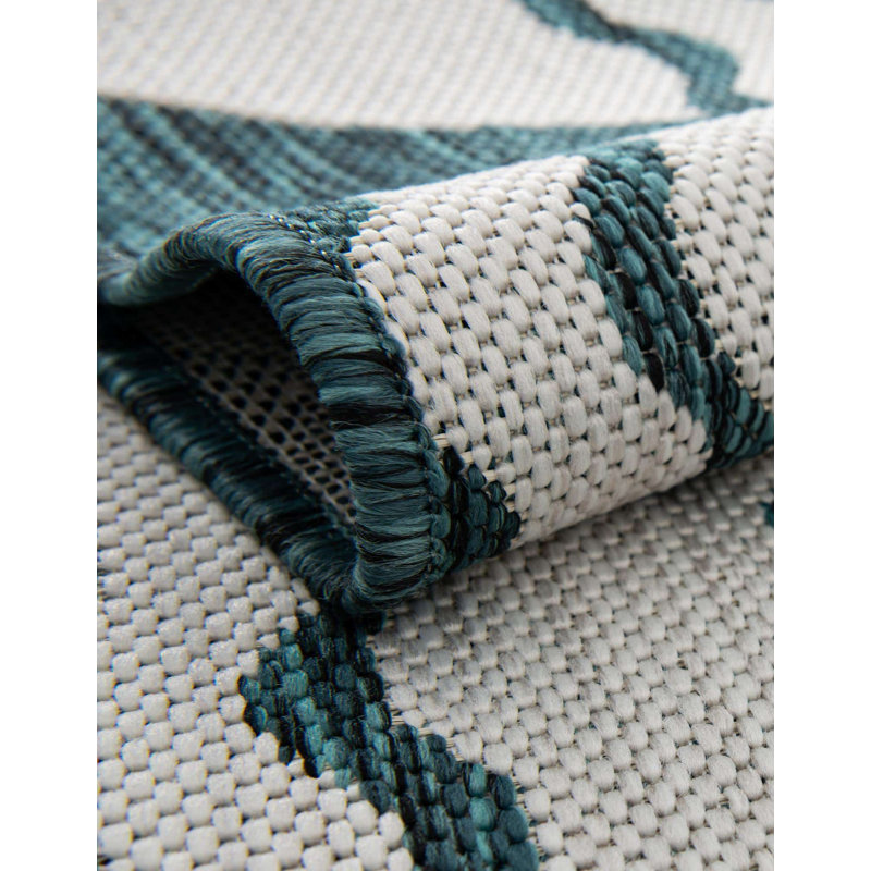 Tapis d'extérieur intérieur / extérieur Coastal, Rectangle 9 pi x 12 pi