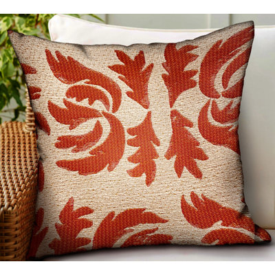 Coussin Plutus Claret Leaflet
