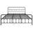 Bed Frame With Headboard Under Bed Storage No Box Spring Needed Black-108760583
