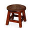 Tabouret en bois avec accent cerise - Ajoute de la personnalité à un intérieur polyvalent